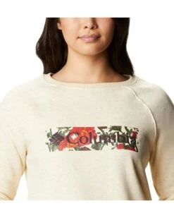Columbia Women's Hart Mountain Graphic Crew, Soft Pullover